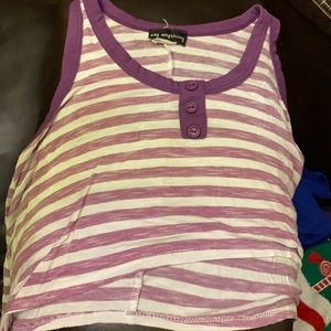 Crop tank top